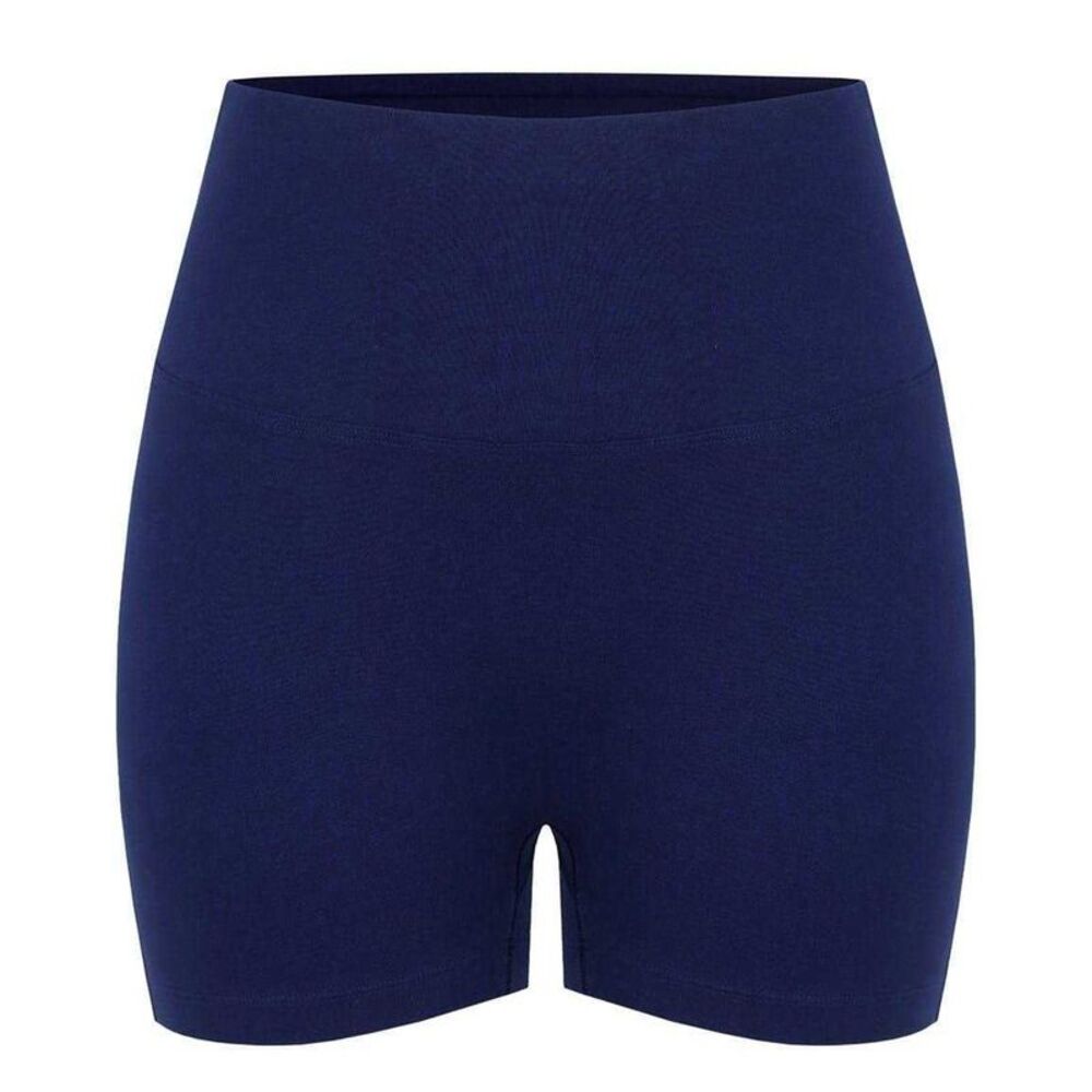 Miso Womens/Ladies High Waist Slim Cycling Shorts / Navy